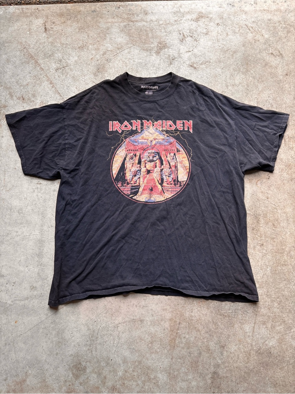 Iron Maiden Black Graphic Short Sleeve Tee
